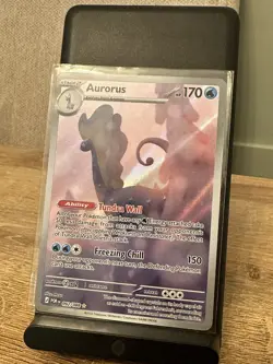 Pokemon Card Aurorus 092/088 Illustration Rare Perfect Order Near Mint - Image 1
