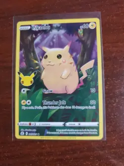 Pokemon TCG Celebrations Pikachu Holo Rare Card 005/025 - Image 1