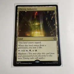 MTG Universes Beyond: Spider-man Oscorp Industries 0182 NM Rare - Image 1