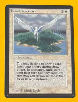 MTG ISLAND SANCTUARY Beta (OldManMTG 007-768) - Image 1