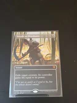 Mtg Swords To Plowshares 0054 SPG Borderless NM - Image 1