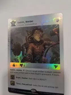 MTG Goblin Welder RAINBOW FOIL Secret Lair Drop 1617 NM - Image 2