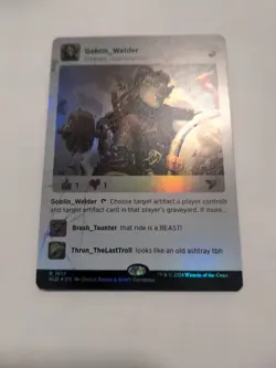 MTG Goblin Welder RAINBOW FOIL Secret Lair Drop 1617 NM - Image 3