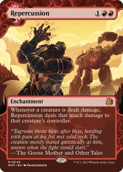 Repercussion [WOT - 48] - NM TCG MTG - Image 1