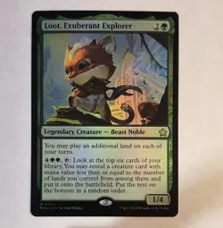Loot, Exuberant Explorer [Foil] #106- MTG Foundations NM - Image 1