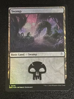MTG Secrets of Strixhaven Swamp Foil 0276 NM - Image 1