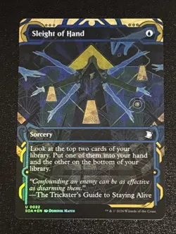 MTG Secrets of Strixhaven: Mystical Archive Sleight of Hand Foil 0022 NM - Image 1