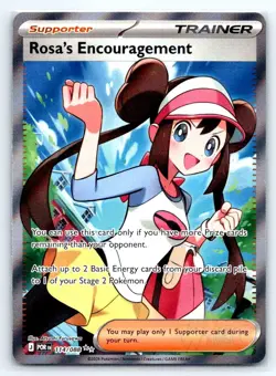 Pokemon Rosa's Encouragement Perfect Order ME03 HOLO 114/088 Furusawa NM - Image 1