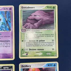 Lot de 6 REVERSE/HOLO cartes Pokemon FR -block EX- Etat variable (D04) - Image 3