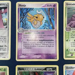 Lot de 6 REVERSE/HOLO cartes Pokemon FR -block EX- Etat variable (D04) - Image 4