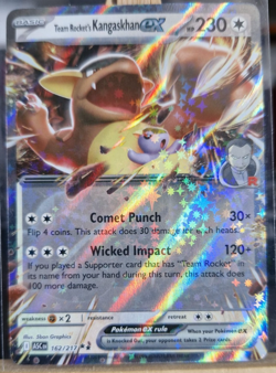 Team Rocket's Kangaskhan EX 162/217 Ascended Heroes - Pokemon TCG NM/M - Image 1
