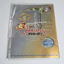 Pokemon 1999 Neo Genesis Binder Premium File 1 Japanese TCG 9 Cards Japan - Image 1