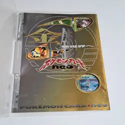 Pokemon 1999 Neo Genesis Binder Premium File 1 Japanese TCG 9 Cards Japan - Image 5