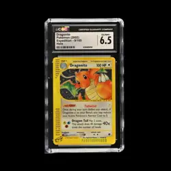 Pokemon Slab Dragonite Holo 9 2002 CGC 6.5 Ezx/Nm+ - Image 1