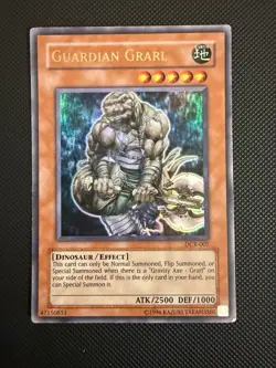 Yugioh TCG - Guardian Grarl DCR-007 Ultra Rare Unlimited LP/NM - Dark Crisis - Image 1