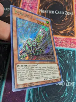 Yu-Gi-Oh! Infinitrack Trencher INCH-EN005 1st Edition Secret Rare NM c3/ - Image 2