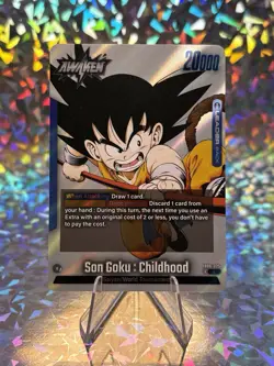 Son Goku : Childhood FB06-025 L Leader Foil DRAGON BALL Fusion World Manga SB01 - Image 1