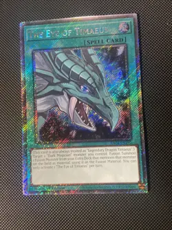 The Eye of Timaeus - RA04-EN192 - Platinum Secret Rare - 1st Edition NM Yugioh Q - Image 1