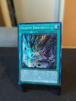 Yu-Gi-Oh! TCG Primite Drillbeam MP25-EN115 1st Edition Prismatic Secret Rare NM - Image 2