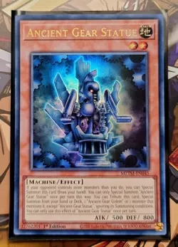 Ancient Gear Statue (Ultra Rare) - MZTM-EN045 - Yu-Gi-Oh TCG - Image 1