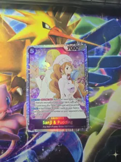 One Piece TCG English Sanji & Pudding EB02-035 Super Rare Anime 25th Collection - Image 1