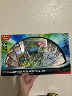 Pokemon TCG SV: Venusaur And Blastoise Ex Premium Collection Box IN HAND - Image 1