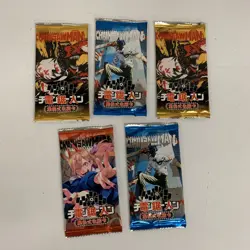 Chainsaw Man Doujin Trading Card Booster Pack Lot of 5 Brand New Sealed - Image 1