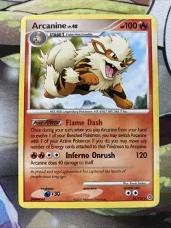 Arcanine 22/132 D&P Secret Wonders Rare Pokemon Card - Image 1