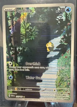 Pokemon TCG Scarlet Violet-151 Holo Illustration Rare Card Psyduck 175/165 - Image 1