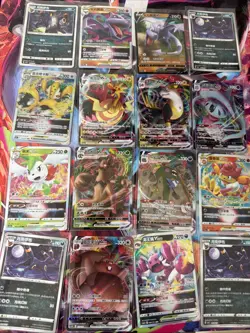 Pokemon 16 Card Lot nm V Max Mega SR Amazing Ex HOLO Rare Hits Only F36 - Image 1