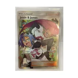 Pokemon Jessie & James 68/68 Hidden Fates Full Art Ultra Rare Holo Trainer Card - Image 1