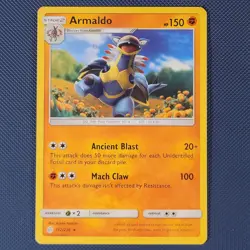 Armaldo 112/236 - Cosmic Eclipse - Non Holo Rare Pokemon Card - NM - Image 1