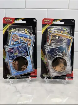 Pokemon Perfect Order Sealed Booster Pack Promo Cards Coin Clawitzer Onix - Image 1