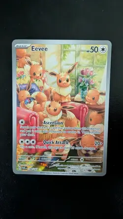 Pokemon Eevee Holo TCG Card 188/167 Sv06 Twilight Masquerade - Image 1
