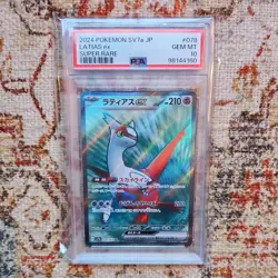 PSA 10 Latias ex SR 078/064 SV7a Paradise Dragona 2024 Pokemon Card Japanese - Image 1