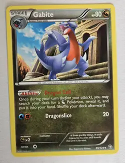 Gabite 89/124 Dragon Call Uncommon English Pokemon Dragons Exalted NM - Image 1