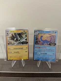 Pokemon Perfect Order Holo Luxray & Aurorus Cards Lot English STAMPED - Image 1
