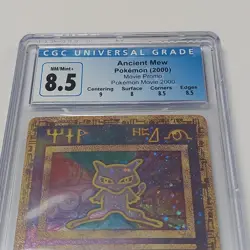 Pokemon 2000 Movie Promo Ancient Mew Holo PSA CGC 8.5 NM/Mint+ - Image 4
