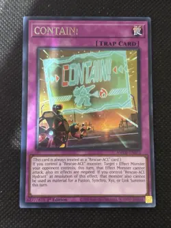 YuGiOh! - CONTAIN! AMDE-EN011 Rare 1st Edition Near Mint Amazing Defenders - Image 1