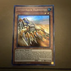 1x Infinitrack Harvester MP20-EN206 1st Ultra Rare NM Yugioh - Image 1