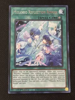YuGiOh! - Mikanko Reflection Rondo AMDE-EN033 Rare 1st Edition Near Mint - Image 1