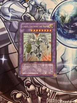 (SRH) YUGIOH ELEMENTAL HERO SHINING FLARE WINGMAN CT03-EN004 SECRET LIMITED VLP - Image 1