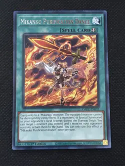 YuGiOh! - Mikanko Purification Dance AMDE-EN031 Rare 1st Edition Near Mint - Image 1
