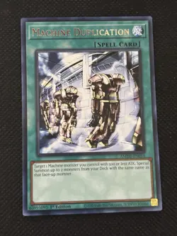 YuGiOh! - Machine Duplication AMDE-EN054 Rare 1st Edition Near Mint - Image 1