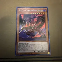 1x Red-Eyes Alternative Black Dragon TN19-EN005 Prismatic Secret Rare NM Yugioh - Image 1