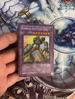 (SRH) Yugioh! Elemental HERO Grand Neos CT04-EN001 Secret Rare HP - Image 2