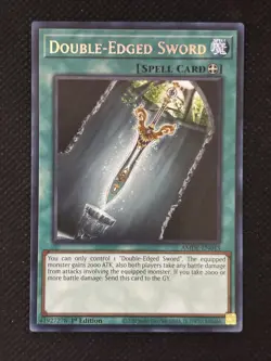YuGiOh! - Double-Edged Sword AMDE-EN043 Rare 1st Edition Near Mint - Image 1