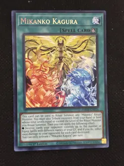 YuGiOh! - Mikanko Kagura AMDE-EN034 Rare 1st Edition Near Mint - Image 1