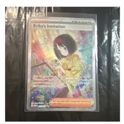 Pokemon TCG Erika's Invitation Special Illustration Rare Full Art 203/165 Holo - Image 1