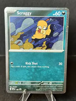 Pokemon TCG Scraggy Double Swirl Black Star Promo SVP186 Cosmos Holo (lot Of 20) - Image 1